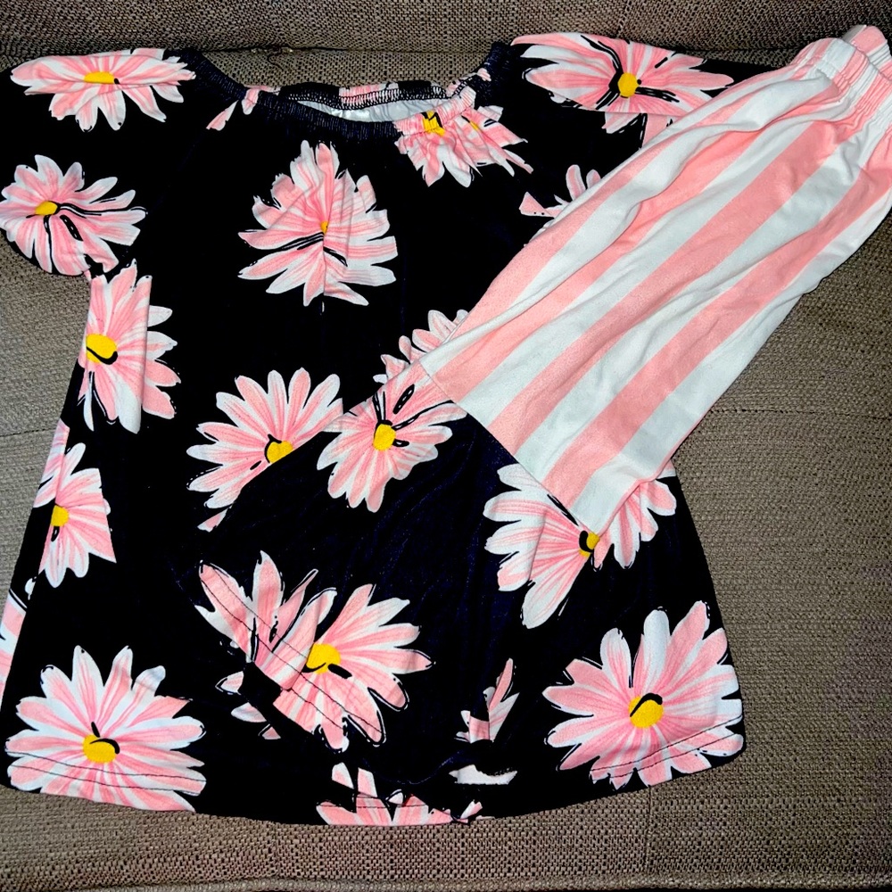Girls boutique top and bottom